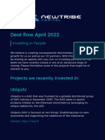 NTC April 2022 Dealflow Report