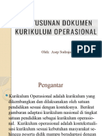 Penyusunan Dokumen Kurikulum Operasional - Asep Sudrajat