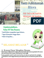 Materi PPT Hiasan Busana XII