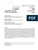 Preis Et Al 2019 Sensing Global Tourism Numbers With Millions of Publicly Shared Online Photographs