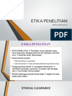 Etik Penelitian