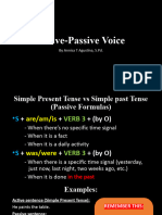 Active - Passive Voice X Tahossus