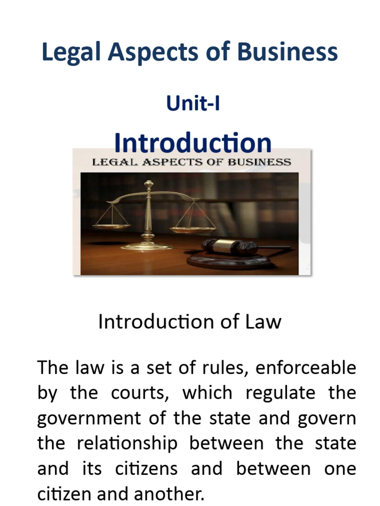 UnitI Introduction PDF Guarantee Legal Ethics