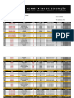 Orçamento e Quantitativo - Decoração Residencial