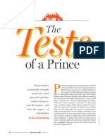 Lansberg, 20024, The Tests of A Prince, HBR