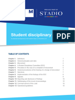 Milpark Education Student Disciplinary Code