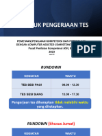 3.1. Petunjuk Pengerjaan Tes Di Ruang CAT (Versi 6.1) + Kanal Pengaduan