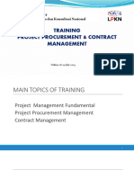 Training Project Procurement and Contract Management C1, C2