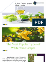 White Wine and Variety of Grape Used