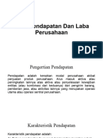 Teori Pendapatan Dan Laba Perusahaan