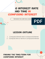 Finding Time and Rate For Compound Interest
