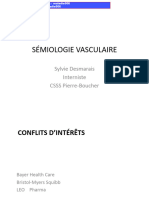 Semiologie Vasculaire