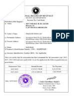 R & S Medtech International Tax Cert