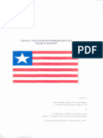 Liberia Freedom of Information Project Report
