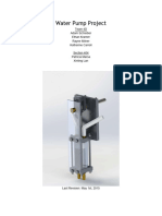 Mechanical Design Report - Water Pump Project