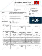 Formulir Data Peserta Training