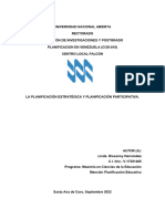 Planificación Estrategica y Participativa