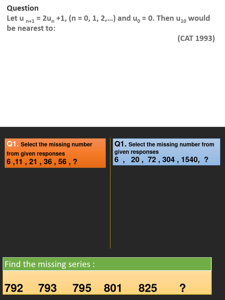 Number Series - Live Class | PDF | National Football League