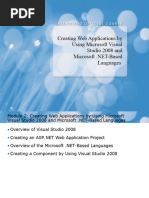 Creating Web Applications by Using Microsoft Visual Studio 2008 and Languages