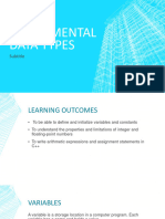 Fundamental Data Types