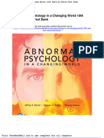 Abnormal Psychology in A Changing World 10th Edition Nevid Test Bank