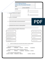 Examen de Personal Social