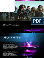 Editing Techniques of Dune