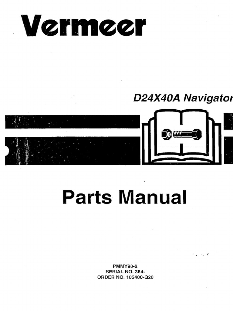 Vermeer d24x40 A Navigator PDF