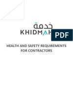 KHI-HSE-PP-012 Health and Safety Requirements For Contractors v2.0