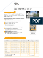 Cem Ii/A Ou B 32,5 R Ce Cp1 Ou Cp2 NF: Ciments Calcia