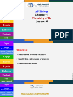 AP Bio T1 Chem of Life L6 Proteins and Nucleic Acids