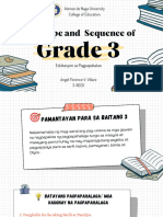 Angel Florence Villare - The Scope and Sequence of Grade 3 ESP
