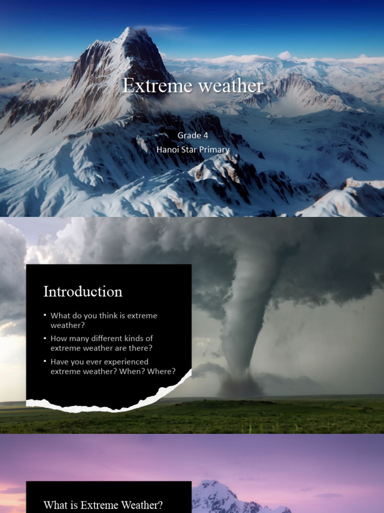 Understanding Extreme Weather Types | PDF | Extreme Weather | Weather