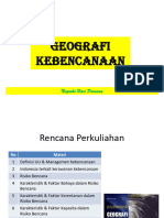 1geografi Kebencanaan - Definisi & Managemen