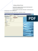Setting A Default Printer