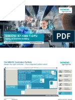 Advanced Controller Simatic s7 1500 T Cpu Salesslides 2019 12 09