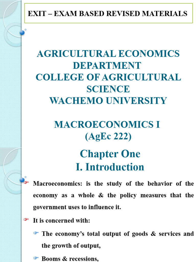 Macroeconomics Study Guide Pdf Cost Of Living Macroeconomics