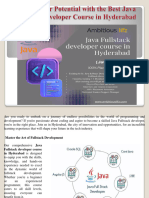 Unleash Your Potential With The Best Java Fullstack Developer Course in Hyderabad