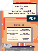 Hospital Jobs and Personnel Hospital Departements and Facilities