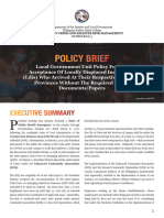 Policy Brief For Displaced Individuals