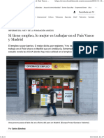 Si Tiene Empleo, Lo Mejor Es Trabajar en El País Vasco y Madrid