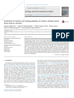 7.evaluation of Toxicity and Biodegradability of Choline Chloride Based