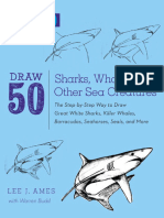 (Draw 50) Lee J. Ames_ Warren Budd - Draw 50 Sharks, Whales, And Other Sea Creatures_ the Step-By-Step Way to Draw Great White Sharks, Killer Whales, Barracudas, Seahorses, Seals, And More...-Watson-G