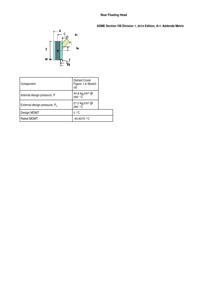 Backing Ring Calculation | PDF | Mechanical Engineering