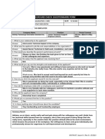 Background Check Questionnaire Form