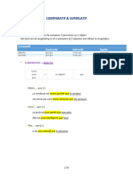 FRA - KO - Comparatif & Superlatif