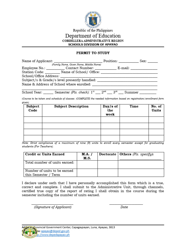 Study Permit Pdf