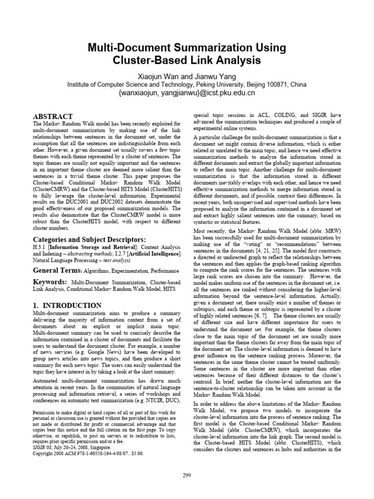 Wan 2008 download free pdf cluster analysis markov chain