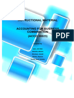 Accounting For Business Combination