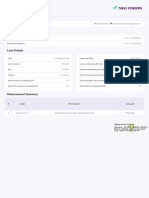 Loan Account Statement